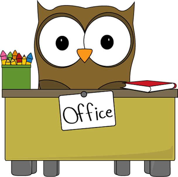 Hello From Your New Staff Writer - School Office Clipart (608x604)