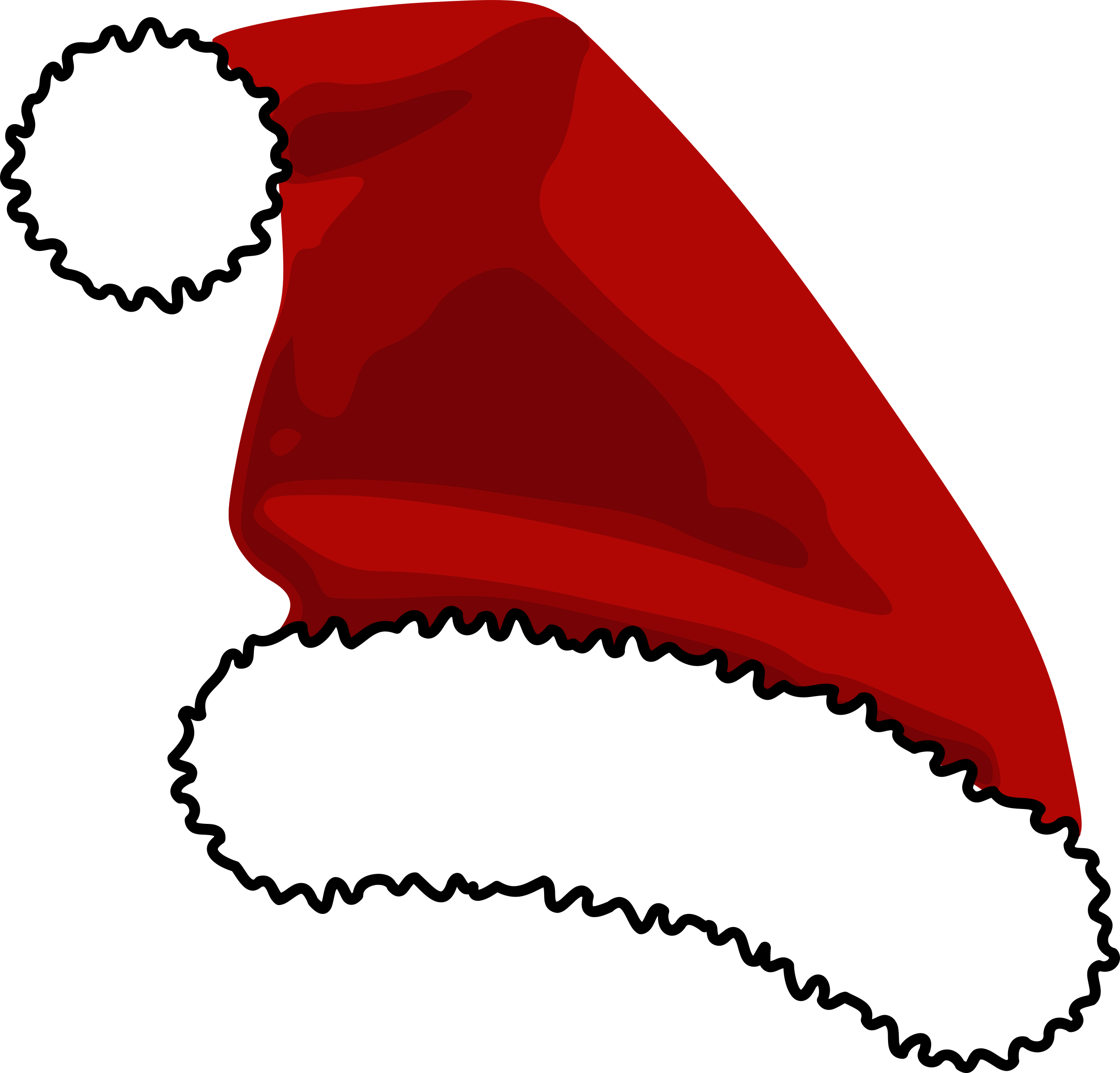 Santa Hat Clipart Transparent Background - Santa Hat Clip Art (2400x2300)