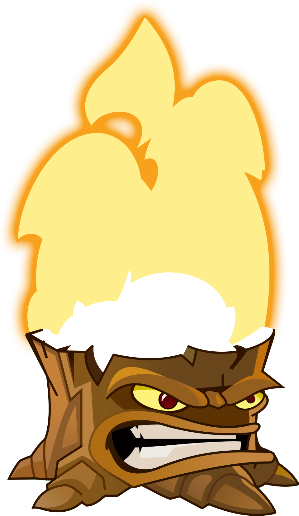 Plants Vs Zombies 2 Flame Pea - Pvz 2 Fire Plants (960x1658)