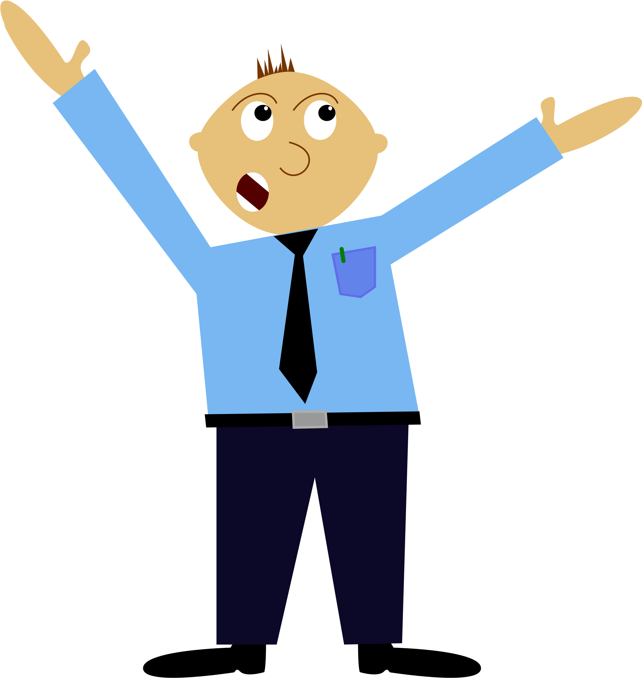 Big Image - Police Man Png Cartoon (2217x2400)