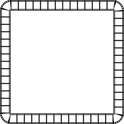 1057 Rahmen Kostenlose Clipart Public - Square Frame Black And White Clipart (500x500)