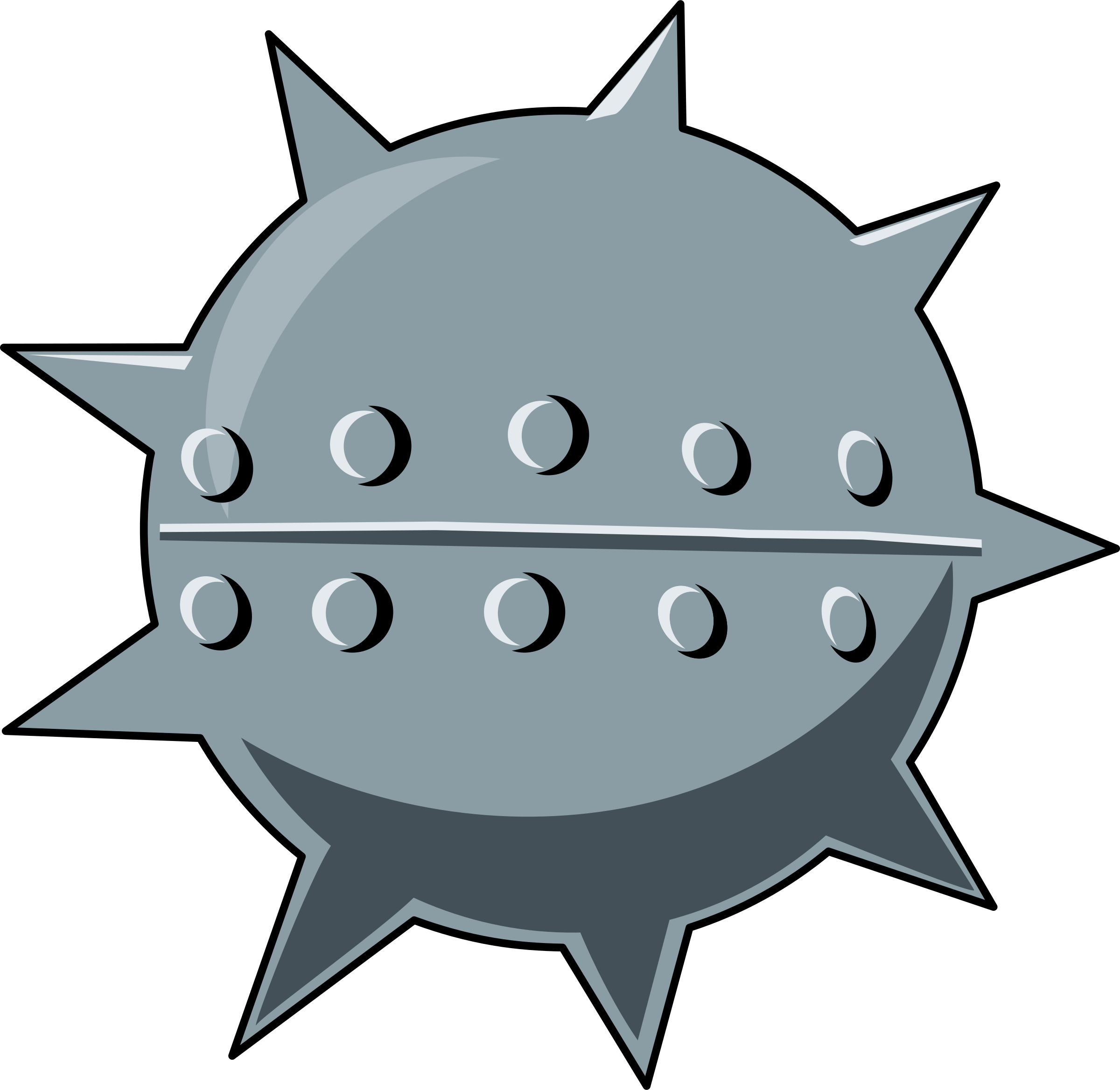 Cartoon Sea Mine - Cartoon Sea Mine (2400x2336)