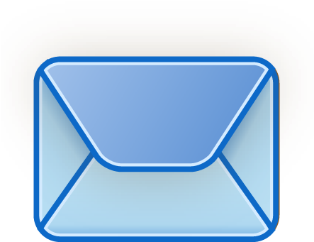 Gallery Clipart Blue - Envelope Icon (442x442)