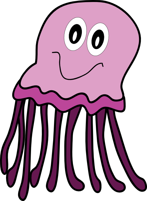 Jellyfish Clip Art - Jellyfish Clipart (512x701)