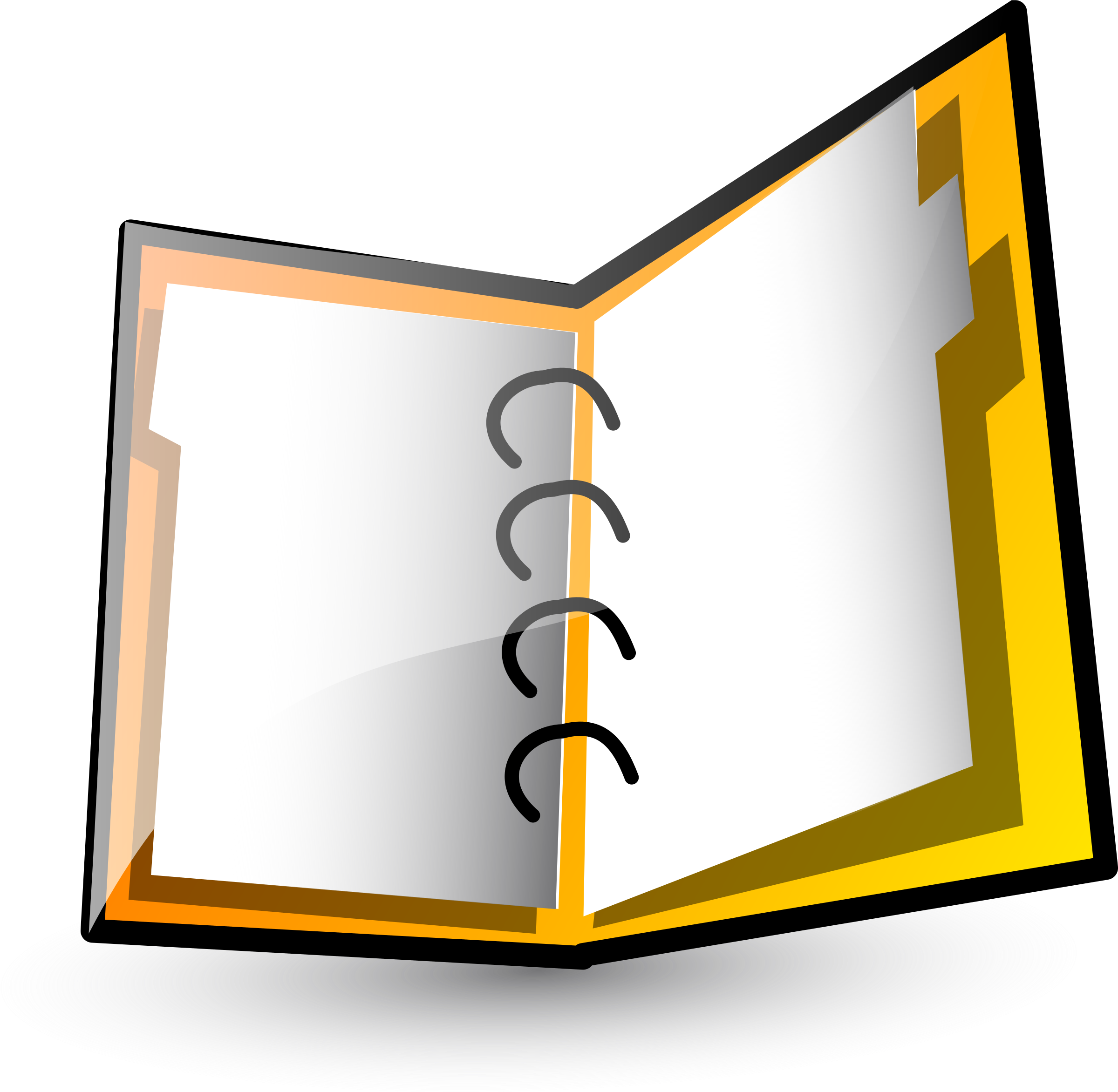 Открыть файл notebook