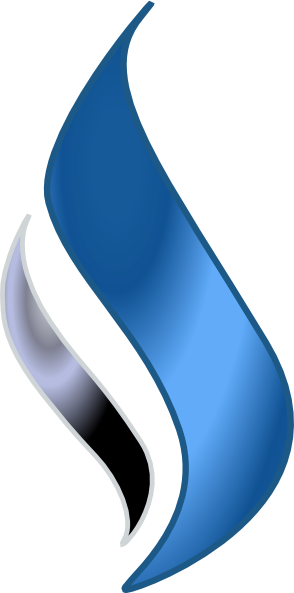 Kfc Clipart - Blue And Silver Vector Png (294x593)