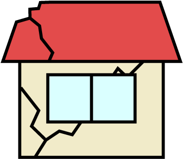 For Download Free Image - Broken House Clipart (480x480)