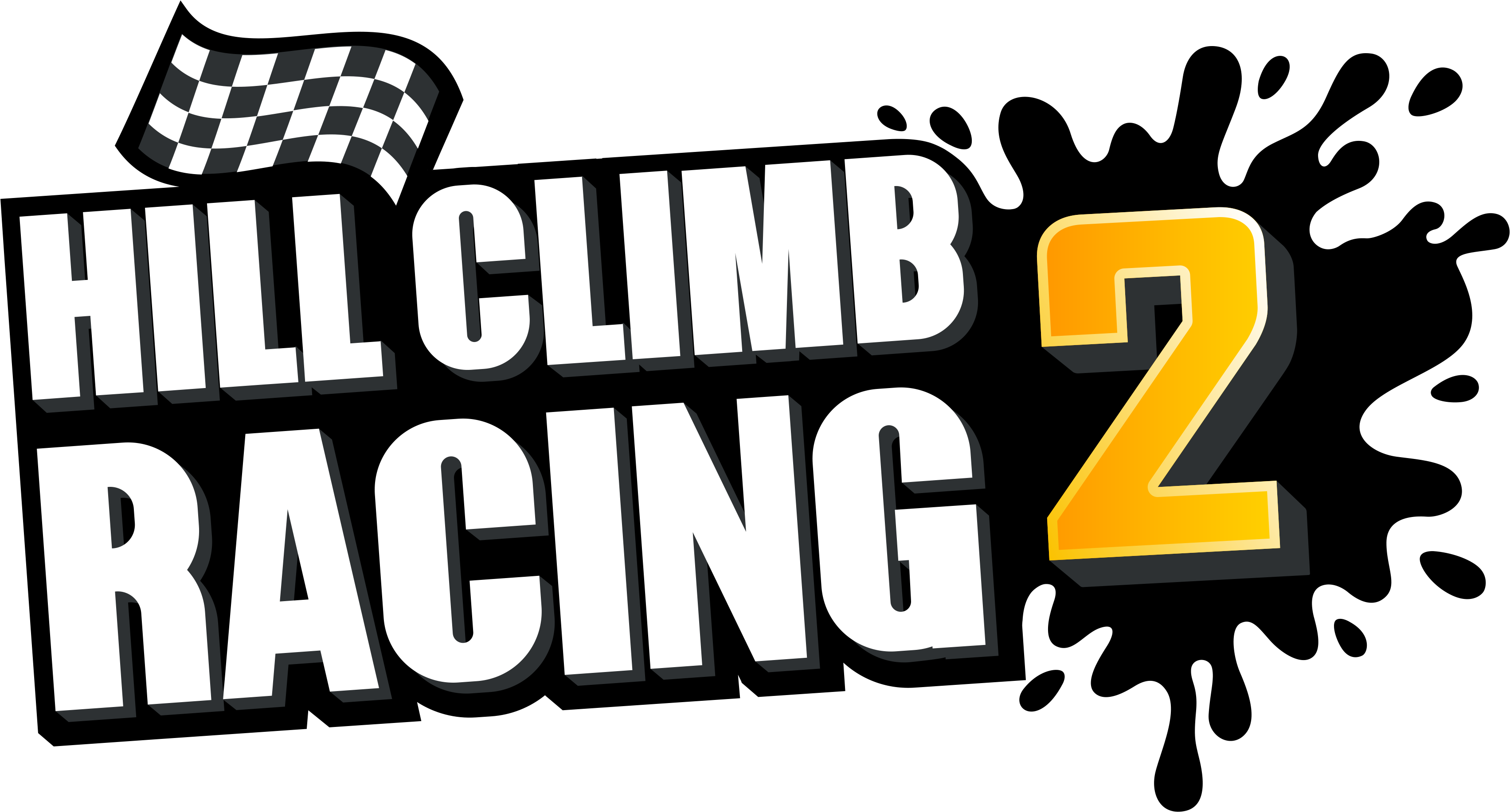 Hill Climb Racing - Hill Climb Racing 2 Logo (3417x1840)