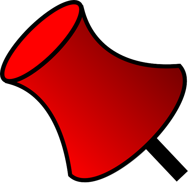 Board Pin, Office, Tool, Board - Drawing Pin Clip Art (640x620)