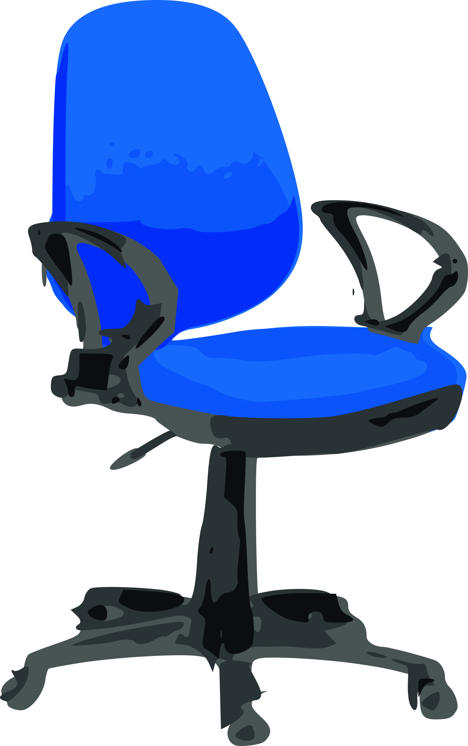 Chair Clipart Png - Office Chair Clipart (2000x3190)