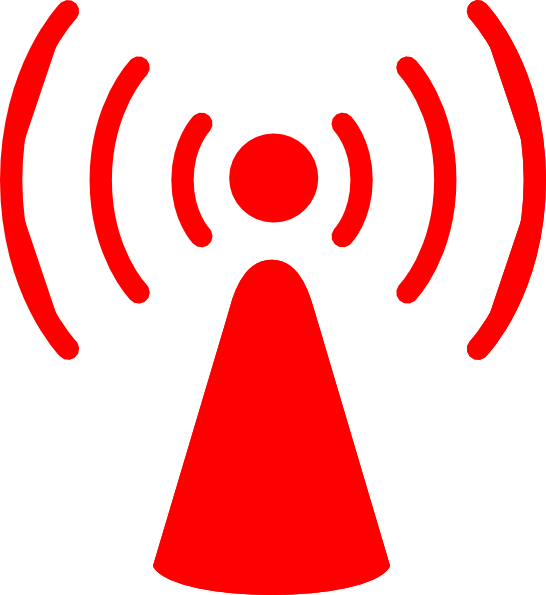 Faulty Ap Clip Art At Clker - Access Point Icon Red (546x595)