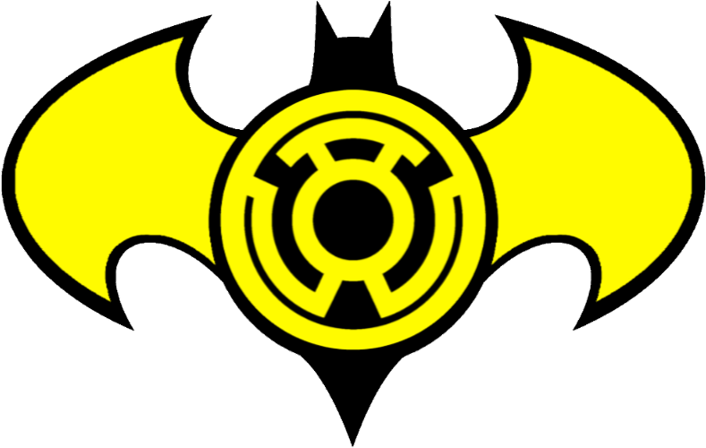 Picture Of Batman Logo - Yellow Lantern Corps Symbol (800x545)