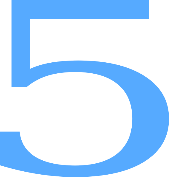 5 Countdown Clip Art At Clker - 5 Countdown Clipart (570x596)