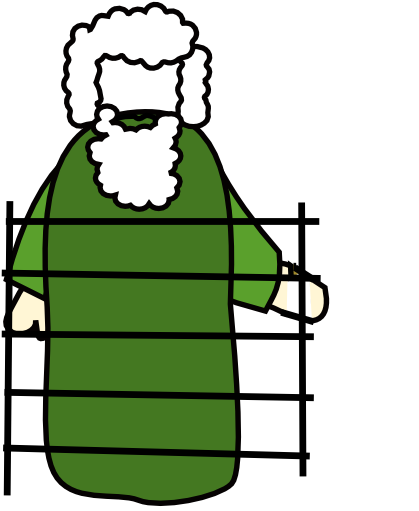 Gate Keeper Clip Art - Shepherd Clip Art (600x571)