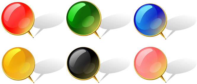 Pins Needle Icon Drawing Pin Pinned Office - Drawing Pin (680x340)