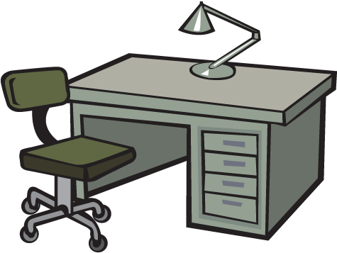 Used Office Furniture - Office Furniture Clip Art (500x500)