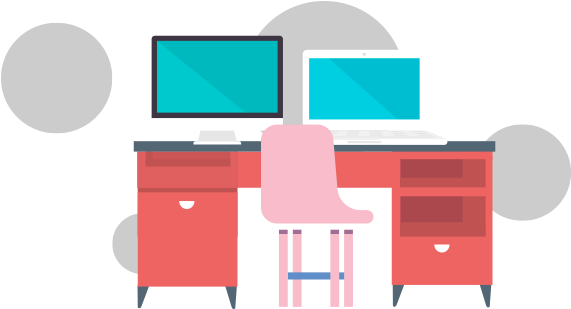 The Role Of A Telecommuter Demands Scalability And - Computer Desk (751x329)