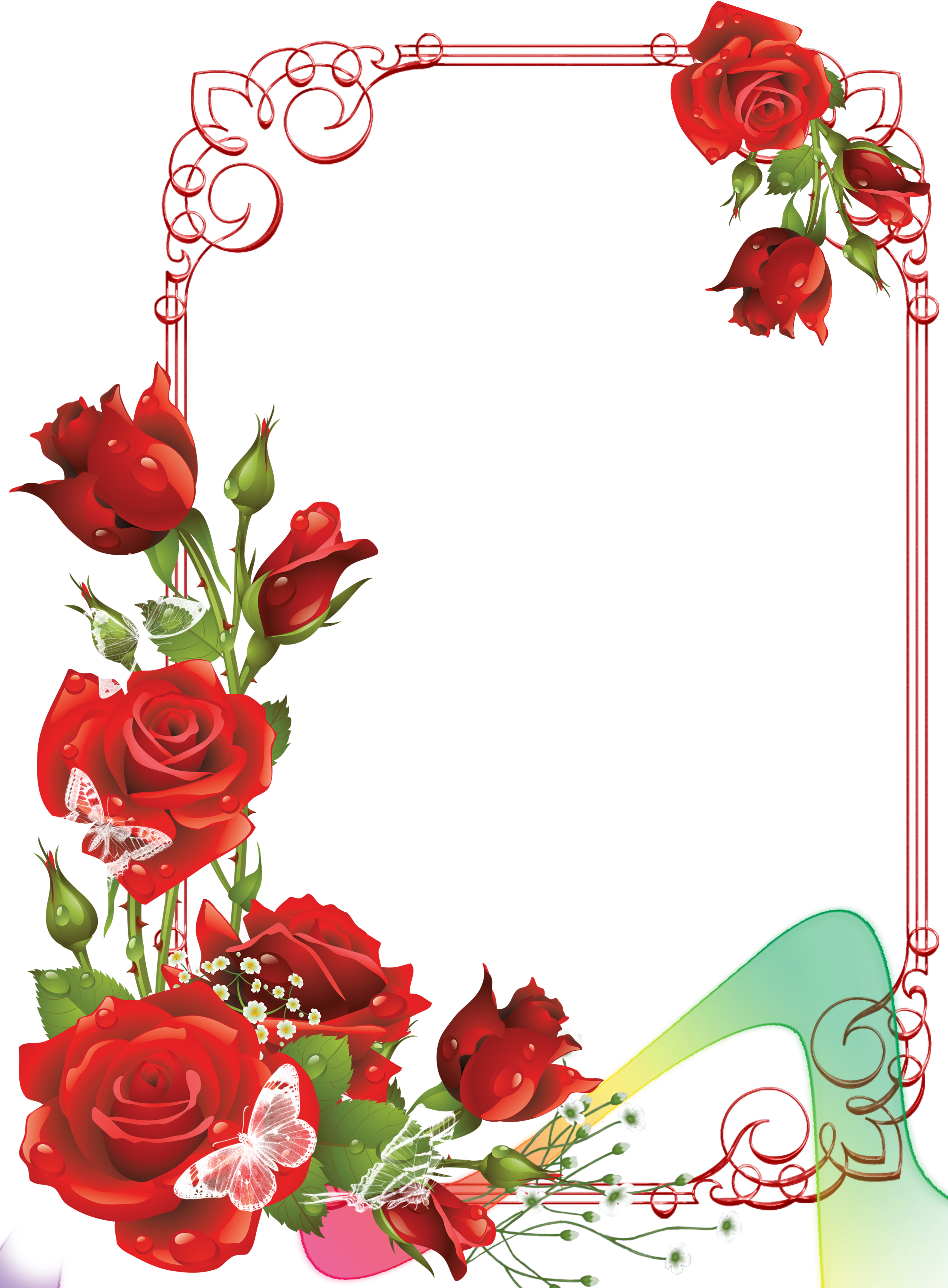 0 Bd628 61da0ade Orig - Roses Borders And Frames (3464x4724)