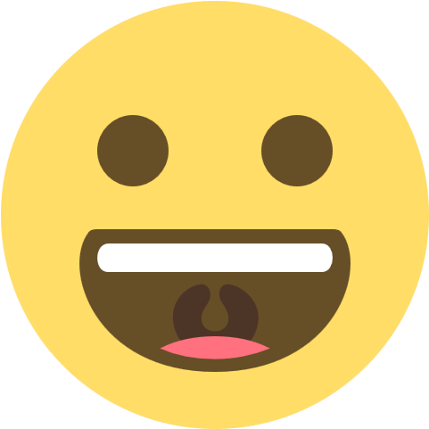 With The Free Emoji Keyboard Add-in Installed, You - 😆 Emoji (512x512)
