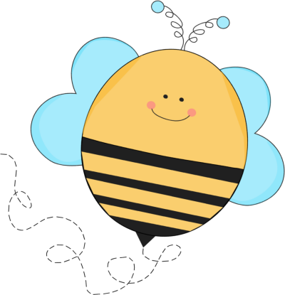 Bee Clip Art - Spring Clipart My Cute Graphics (400x415)