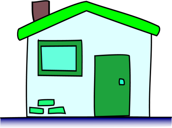 House Window Clipart - Home Clipart Transparent Background (600x449)