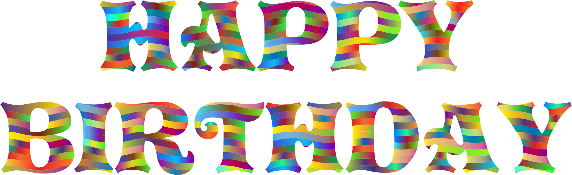 Https - //www - Bing - Com/images/searchview= - Happy Birthday 3 Png (2234x686)