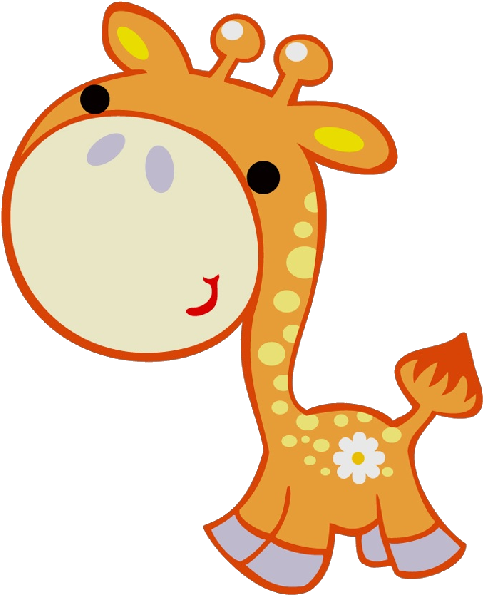 Free Download Wallpaper Autumn Fall Cupcakes For Android - Cartoon Giraffe (600x600)