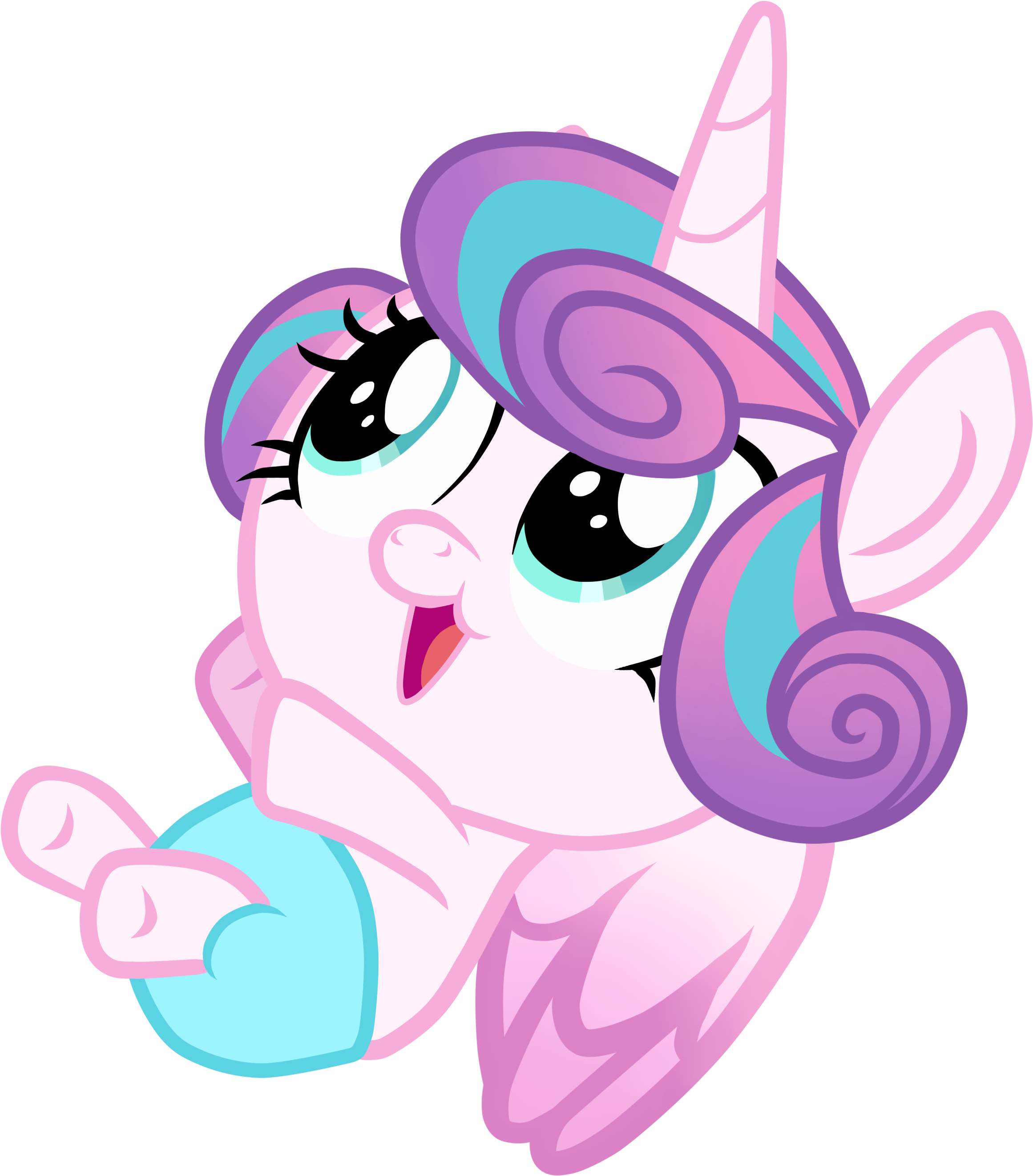 Flurry - Flurry Heart Vector Cute (2396x2692)