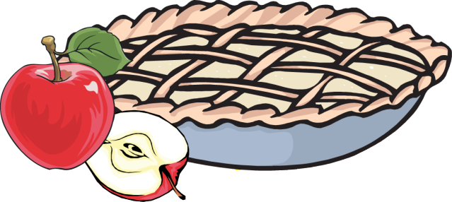Thanksgiving Apple Pie Clipart - Clip Art Apple Pie (639x286)
