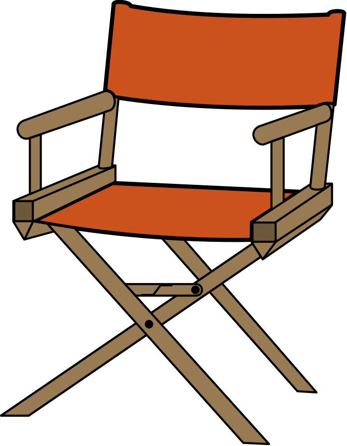 Furniture 05 Clipart, Vector Clip Art Online, Royalty - Directors Chair Clip Art (700x900)