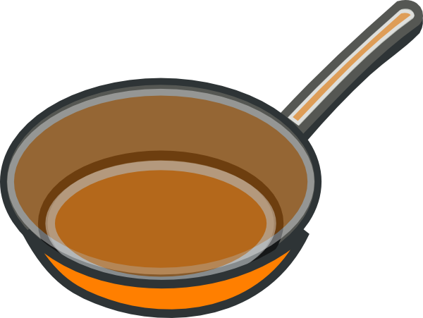 Copper Pan Clip Art - Pan Clipart (600x451)