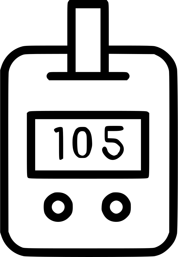 Png File - Blood Glucose Meter Icon (678x980)