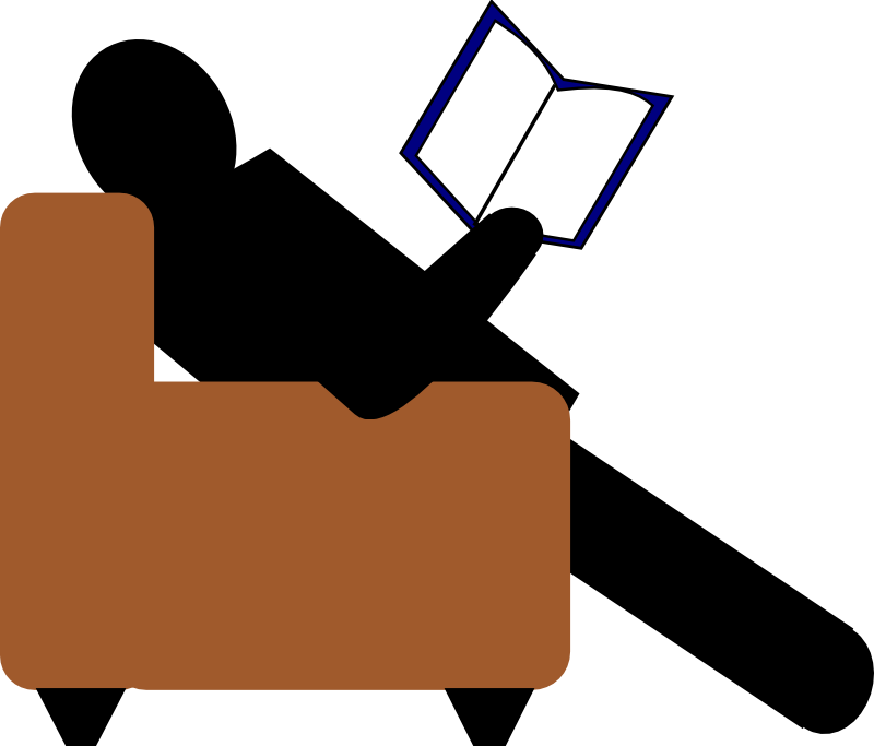 Clipart - Quiescent - People Relaxing Clipart (879x750)