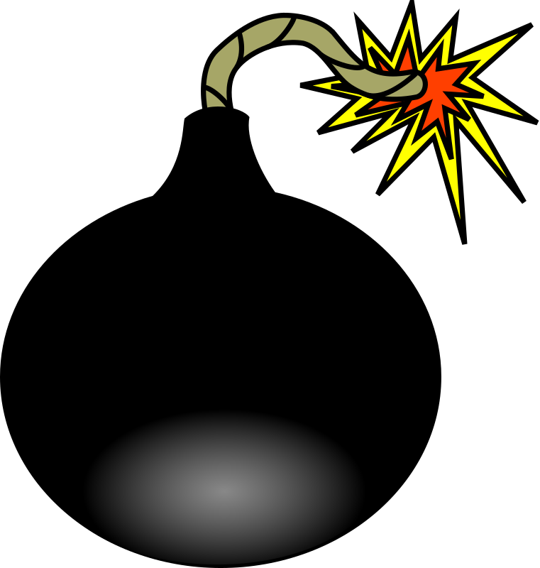 Bomb Symbol - Cartoon Bombs (761x800)