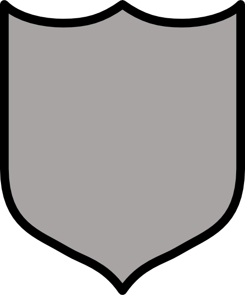 Silver Shield Clip Art - Shield Image Clip Art (498x600)