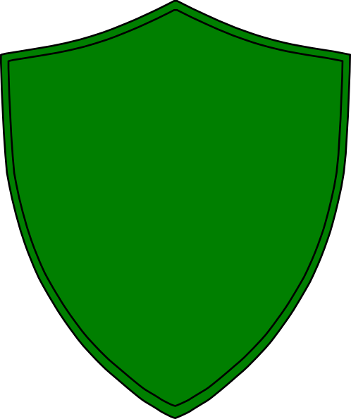 Green Shield Clipart (498x595)