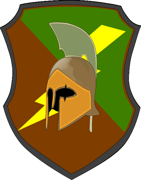 Lightning Spartan Shield Clip Art - Spartan Helmet With Lightning Bolts (468x597)