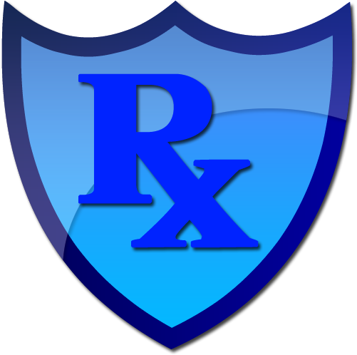 Rx Symbol Blue Shield Clip Art - Blue Shilelds Logo (512x512)