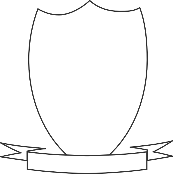 Shield Ribbon Clip Art At Clker - Circle (594x595)