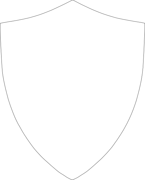 Free Vector Shield Inset Clip Art - Shield White Png (500x620)