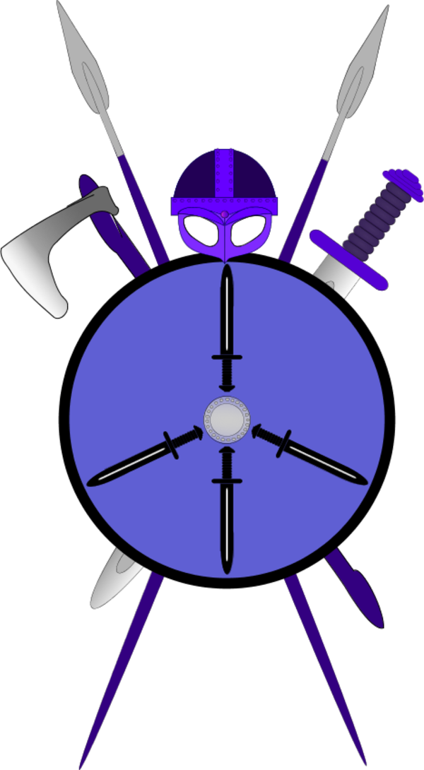 Sword Shield Ax Spear - Shield (600x1090)