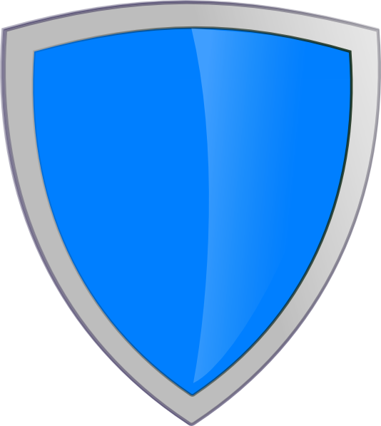 Wonderful Design Ideas Shield Clipart Blue Security - Shield Vector Blue Png (1144x1280)