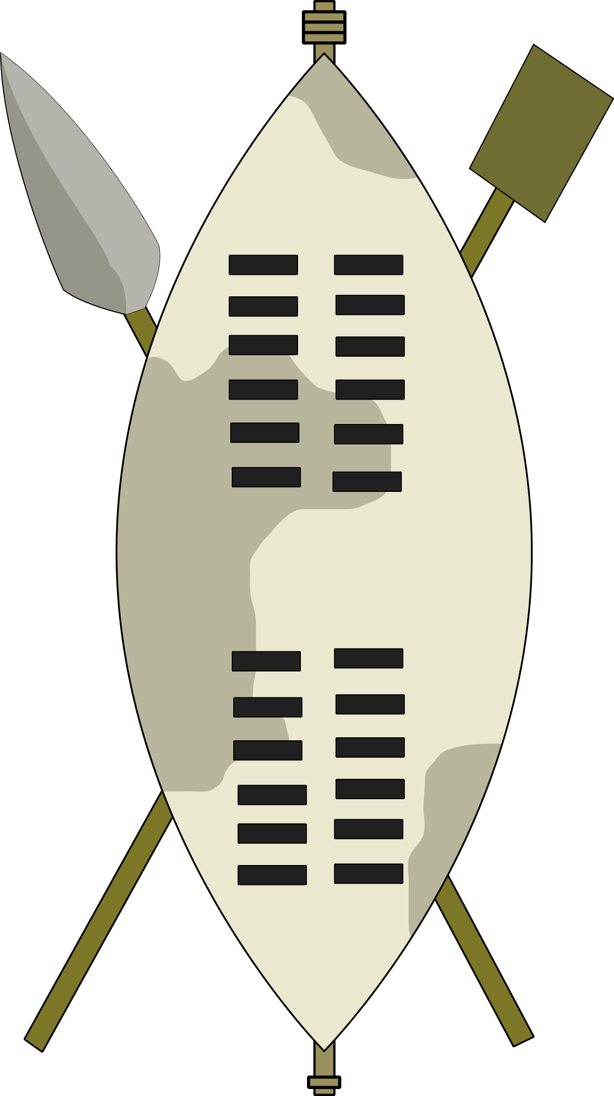 Zulu Shield And Spear (1232x2197)