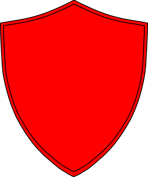 Red Gold Shield Png (498x595)