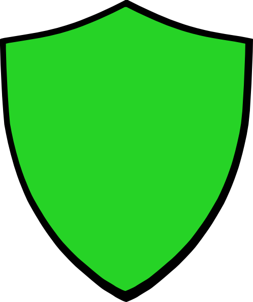 Green Shield Clipart Png (498x595)