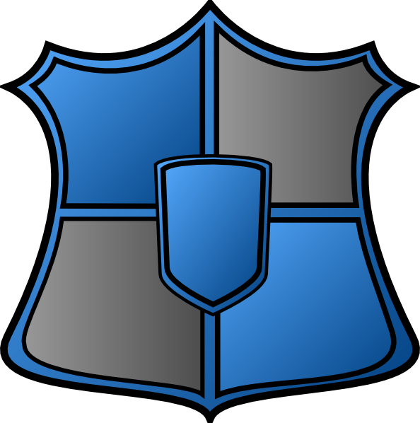 Shield Svg Clip Arts 594 X 598 Px - Clip Art (594x598)