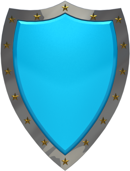 Blue Shield By 3dben On Clipart Library - Shield Render (894x894)