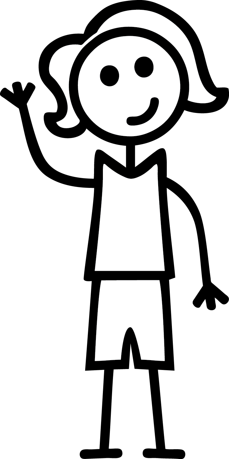 Codes For Insertion - Girl Stick Figure Transparent (750x1500)