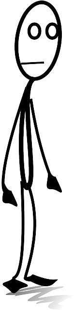 Happy Stick Figure Clipart - Sad Stickman (320x640)