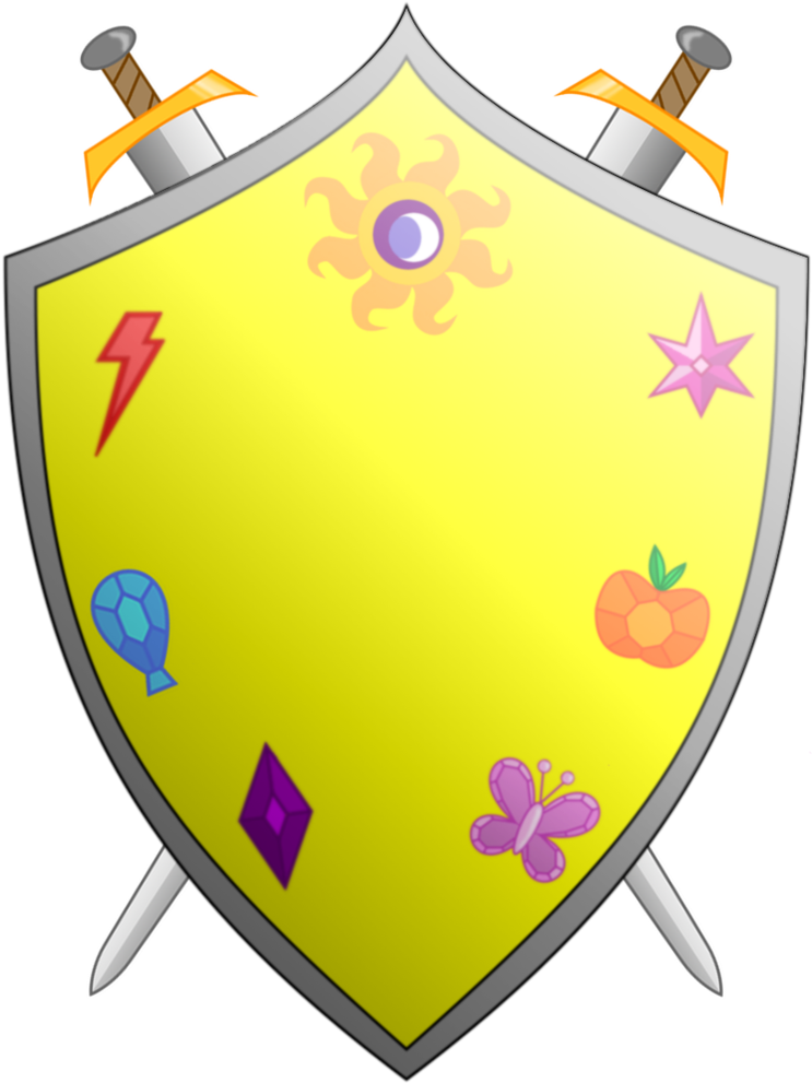 Knights Of Harmony Shield And Arms Ii By Fyre-medi - Knight (751x1064)